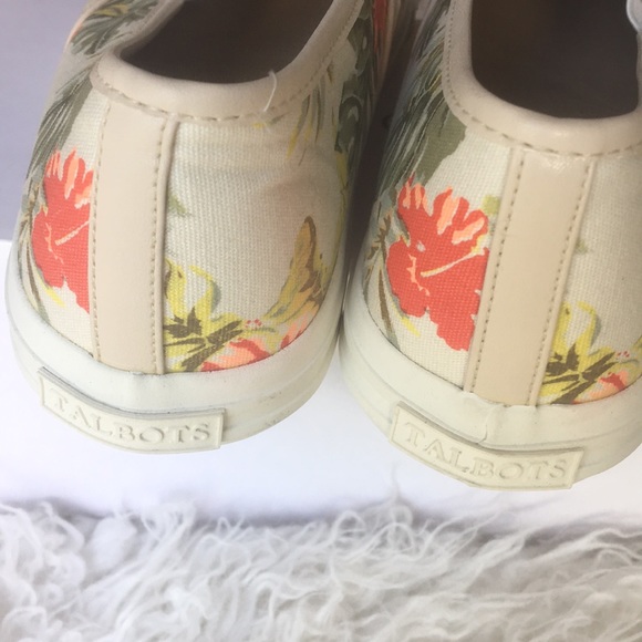 NWT • TALBOTS Jungle Hibiscus Slip On Sneaker - Picture 9 of 16